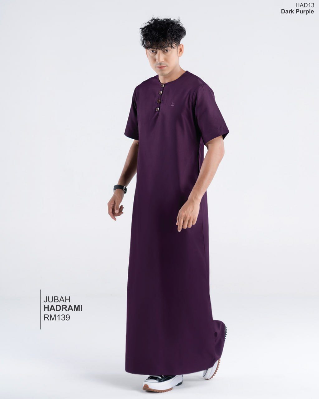 JUBAH HADRAMI DARK PURPLE (2024)