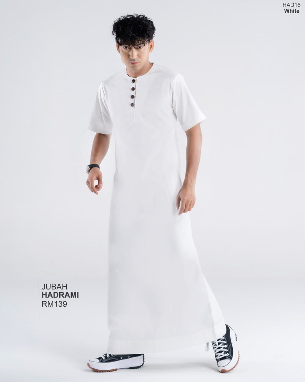 JUBAH HADRAMI WHITE (2024)