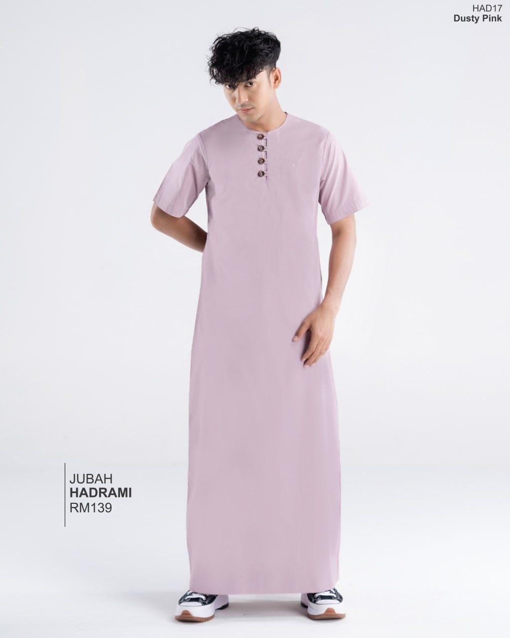 JUBAH HADRAMI DUSTY PINK (2024)