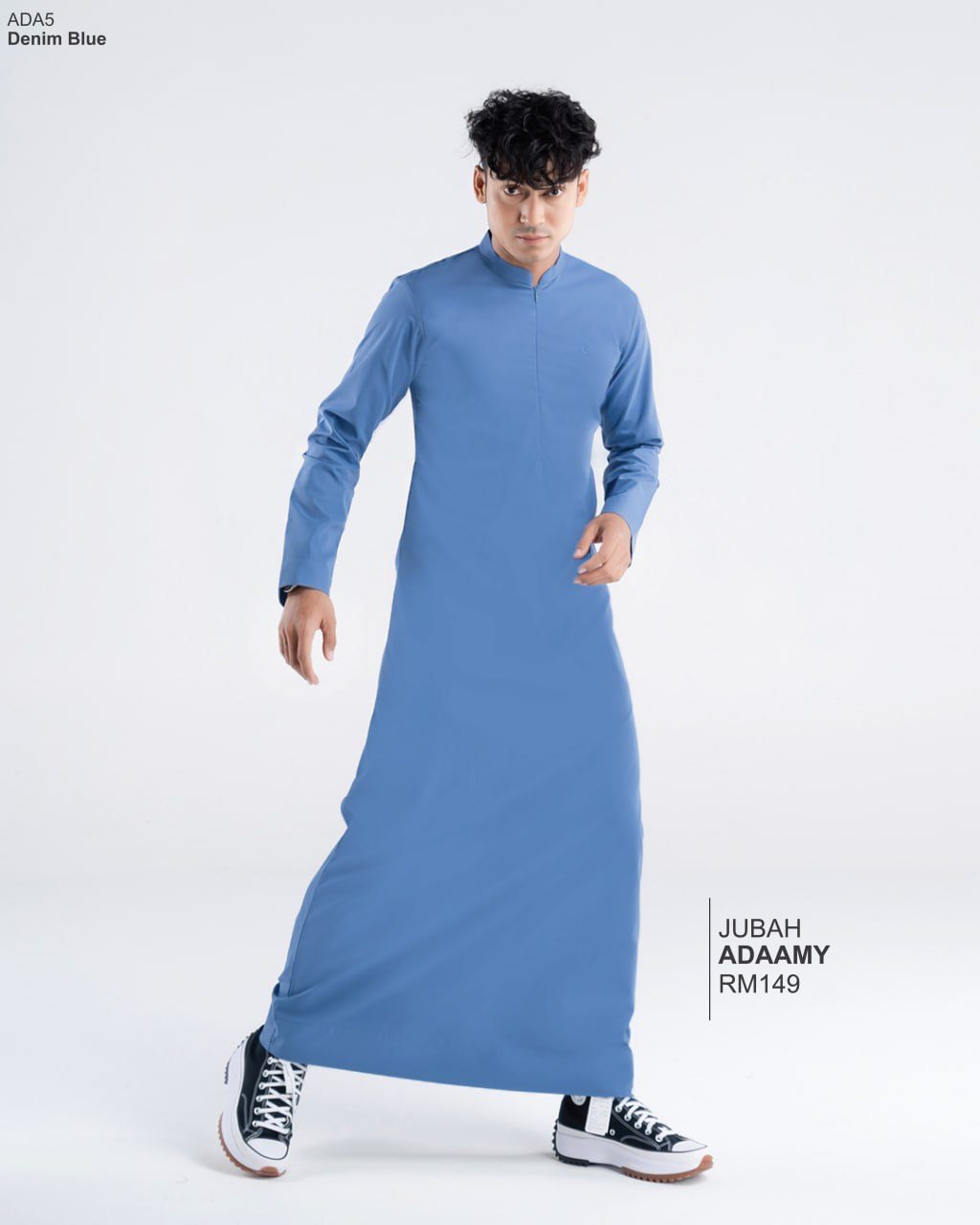 JUBAH ADAAMY DENIM BLUE (2024)