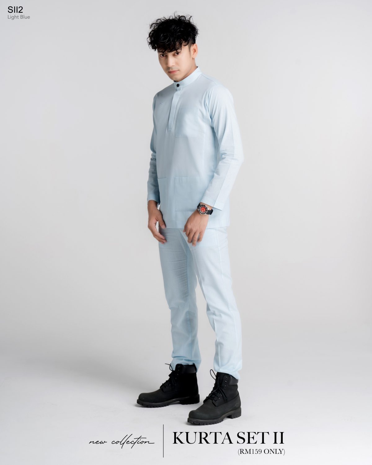 KURTA SET II LIGHT BLUE