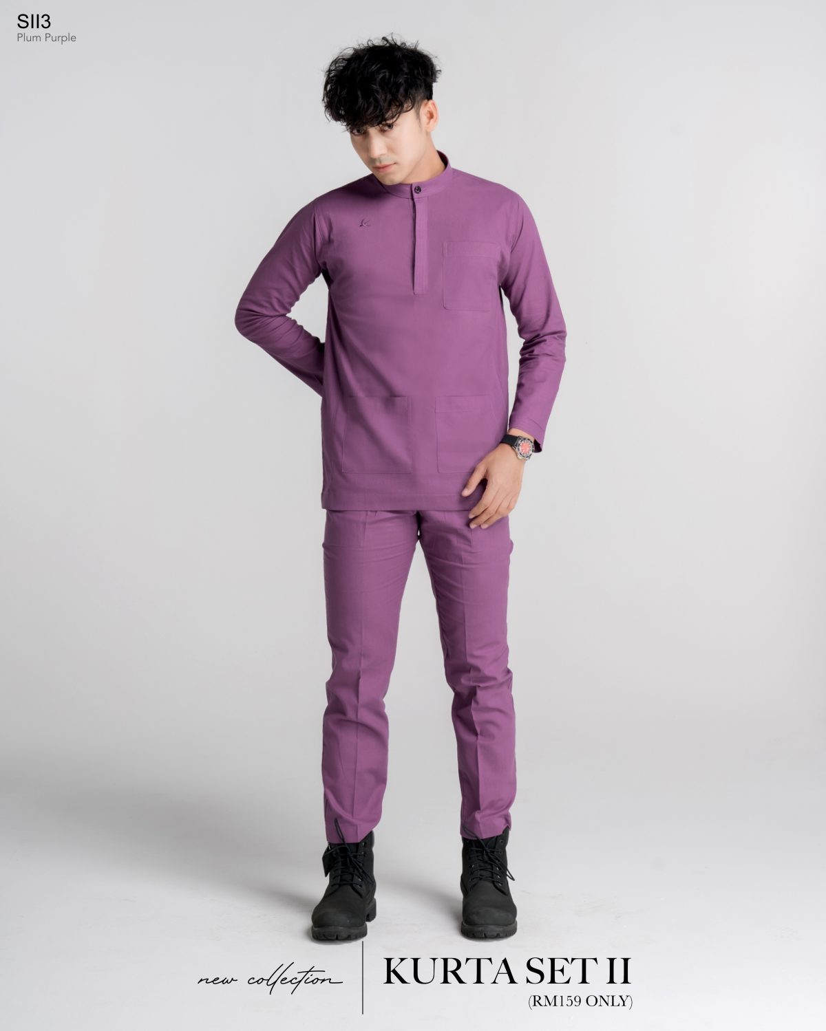 KURTA SET II PLUM PURPLE