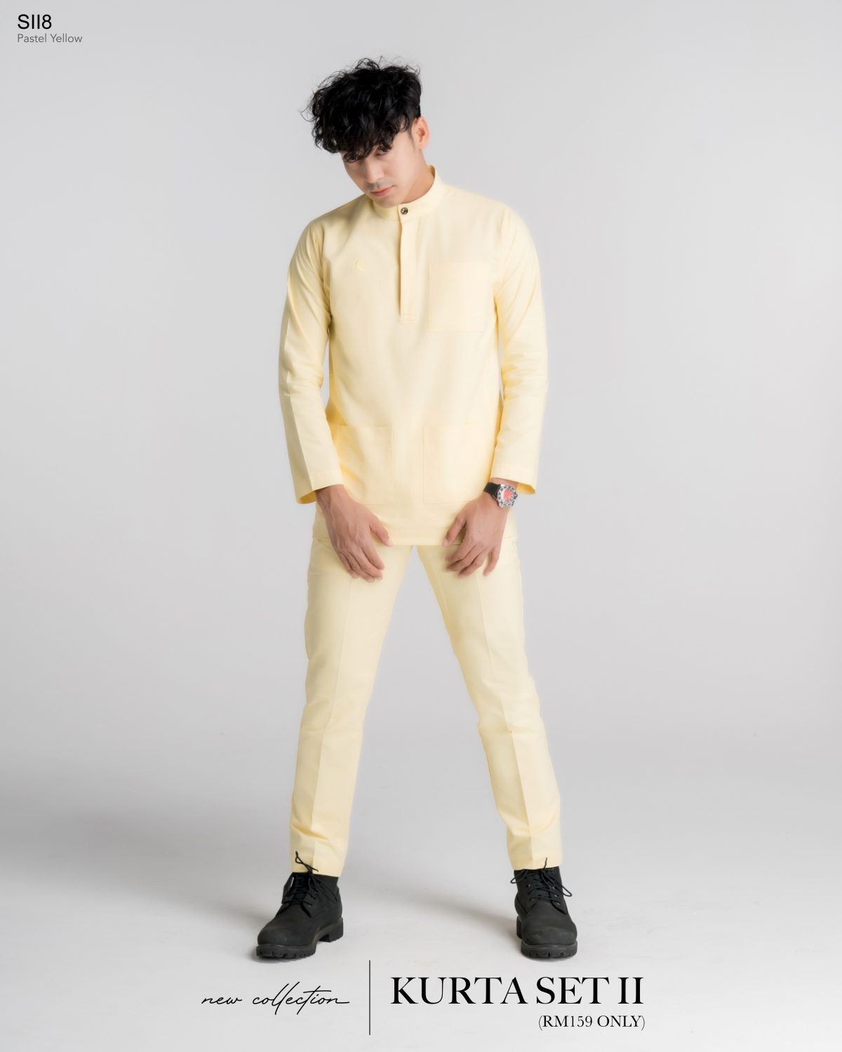 KURTA SET II PASTEL YELLOW