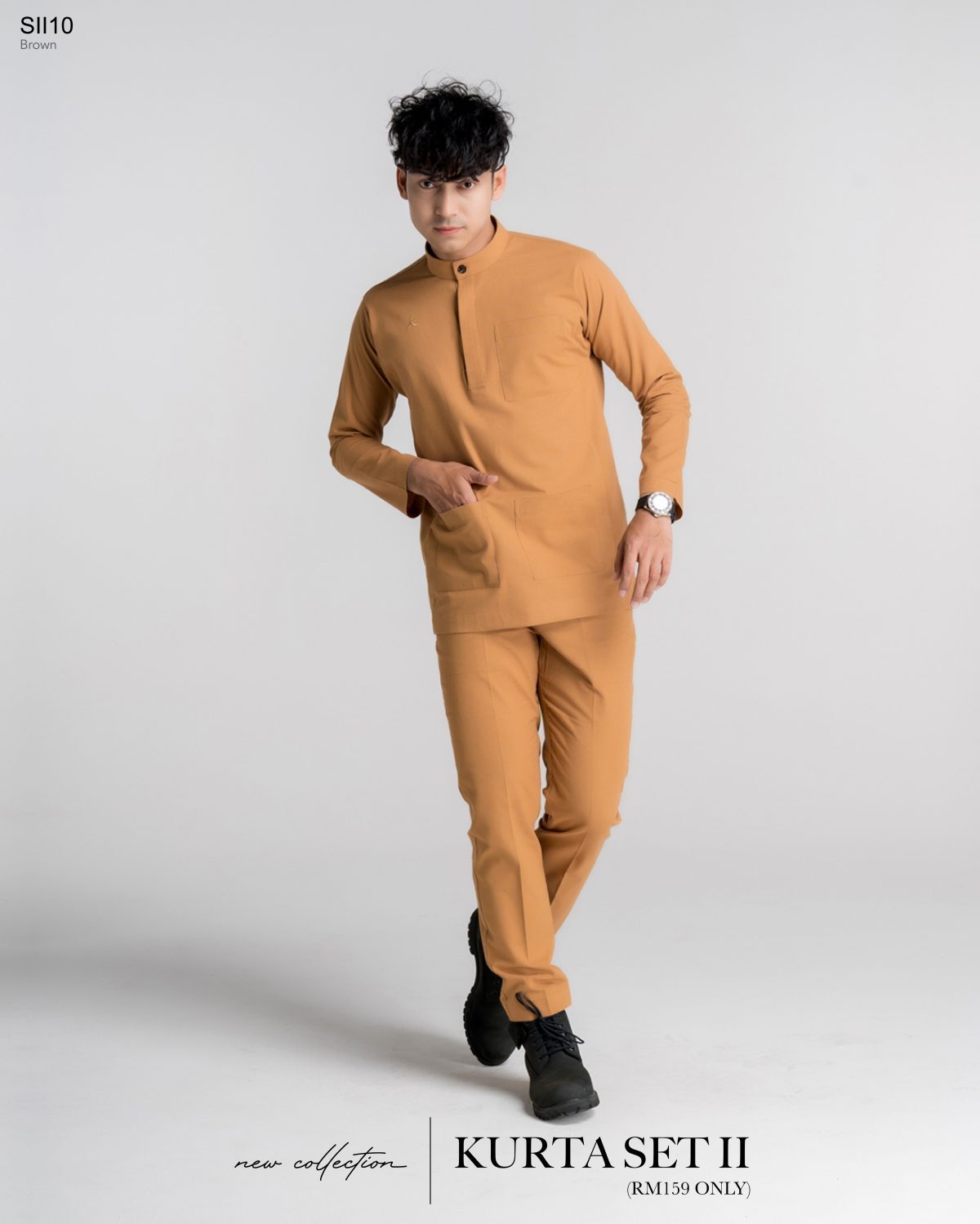 KURTA SET II BROWN