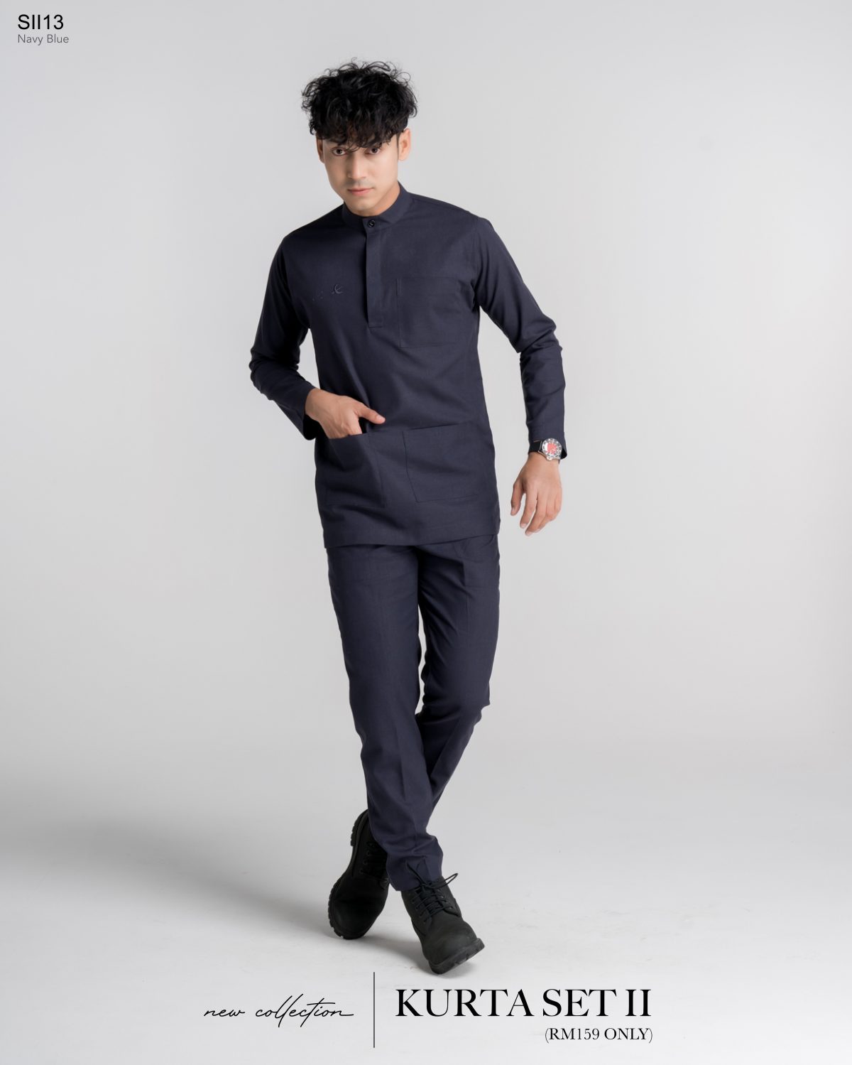 KURTA SET II NAVY BLUE