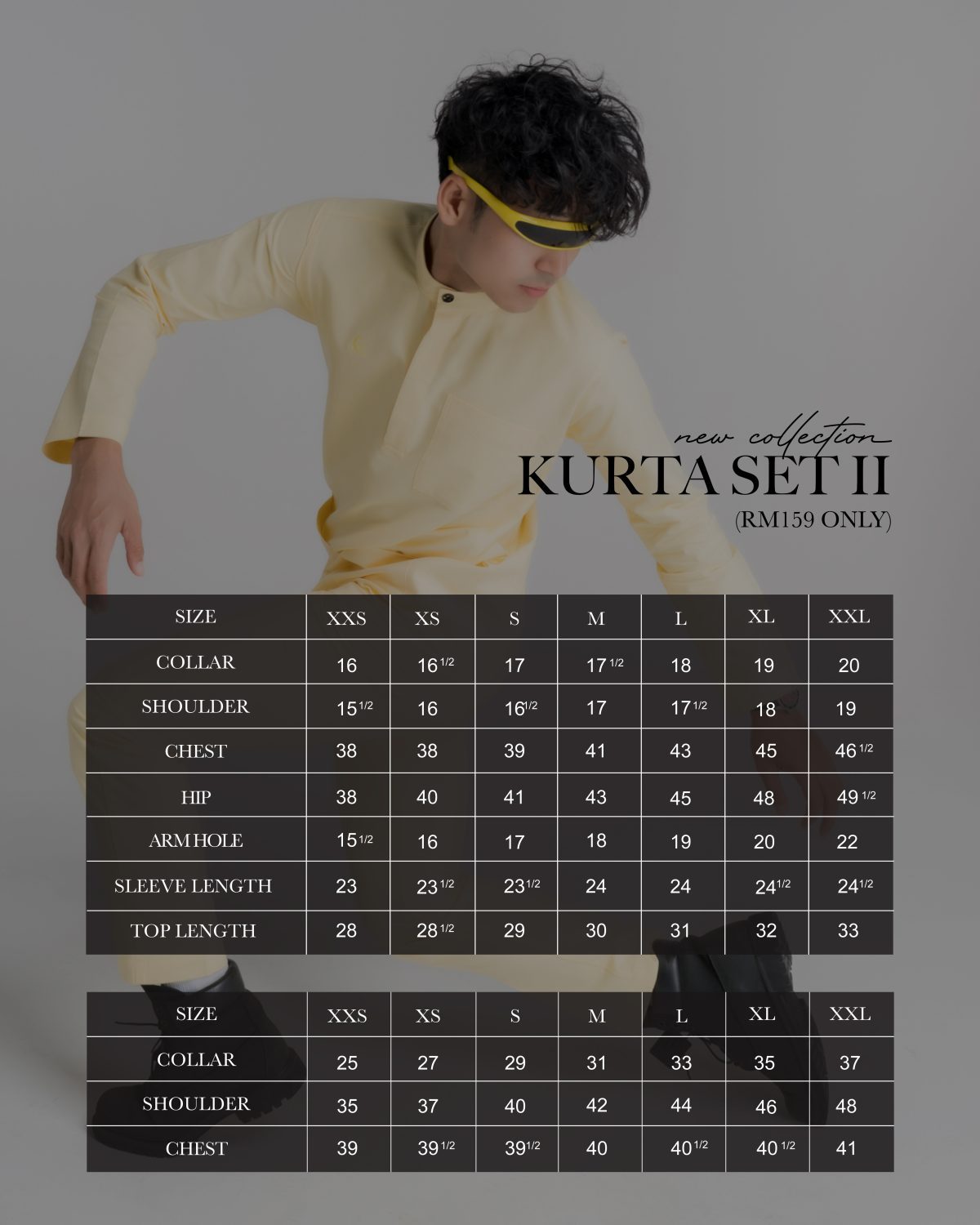 KURTA SET II BLACK