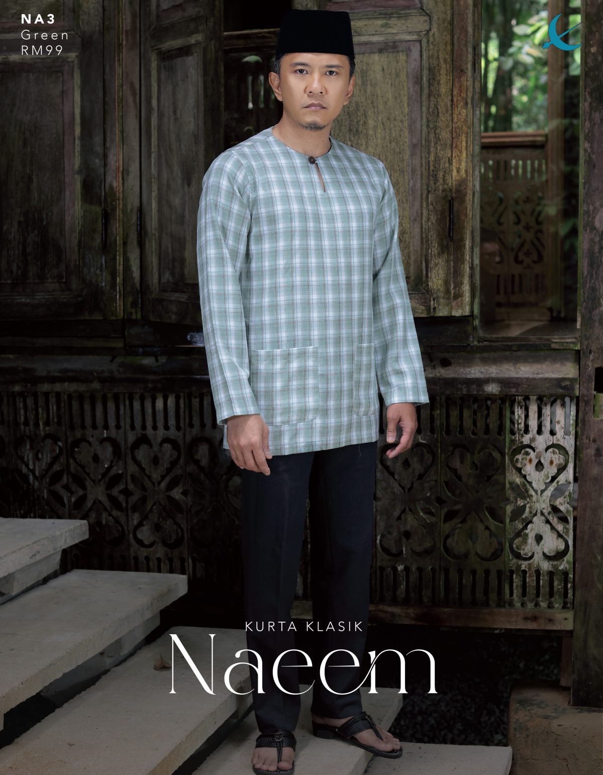 KURTA NAEEM GREEN