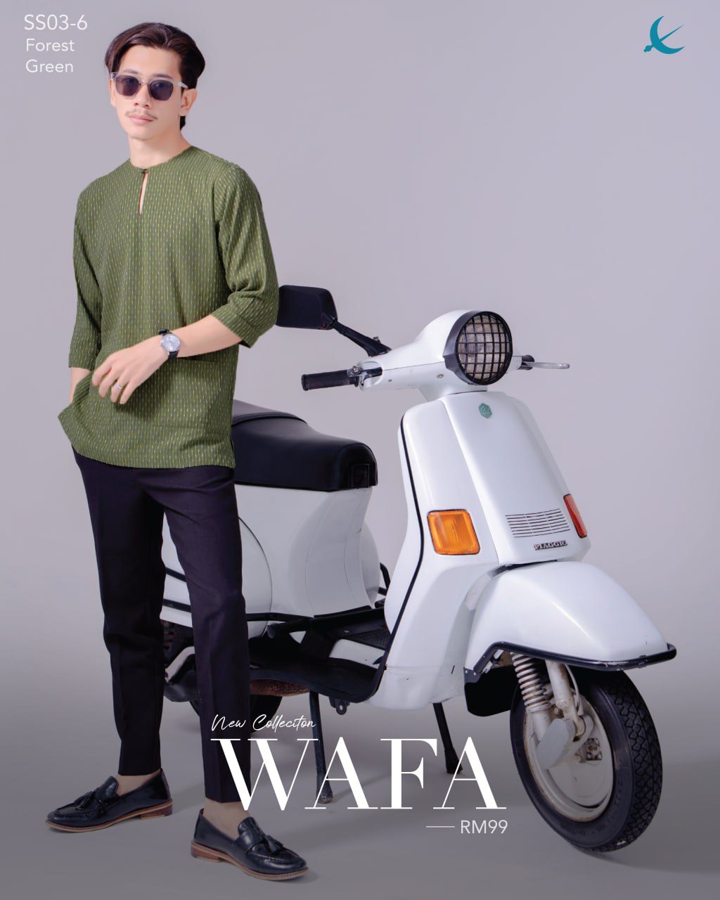 KURTA WAFA FOREST GREEN (2024)