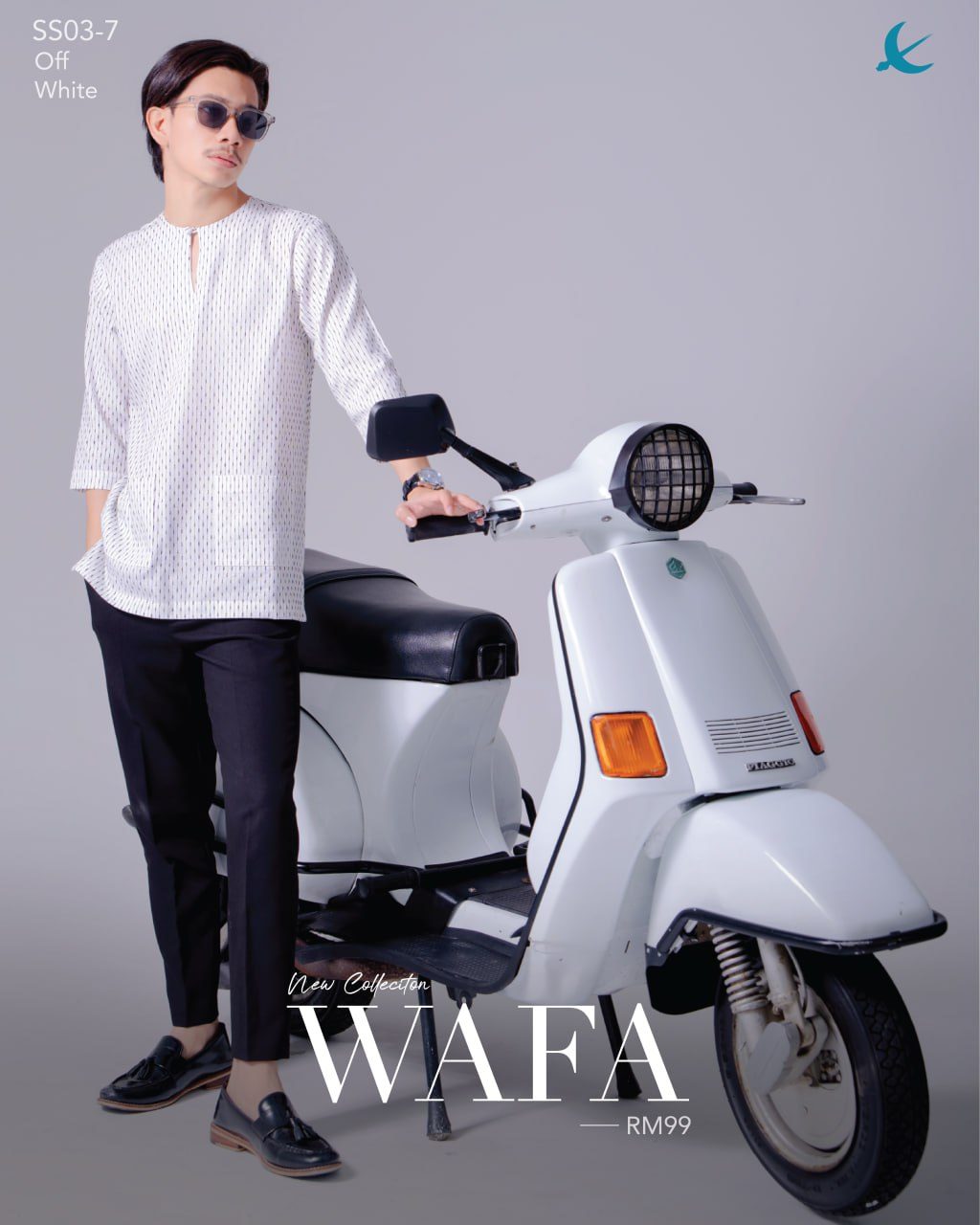 KURTA WAFA OFF WHITE (2024)