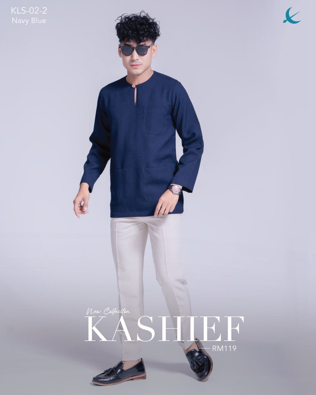 KURTA KAASHIEF NAVY BLUE (2024)