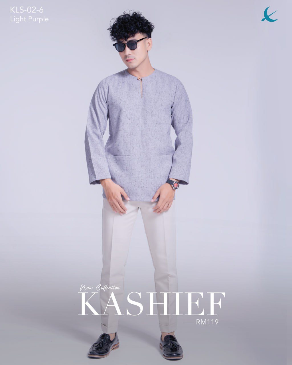 KURTA KAASHIEF LIGHT PURPLE (2024)