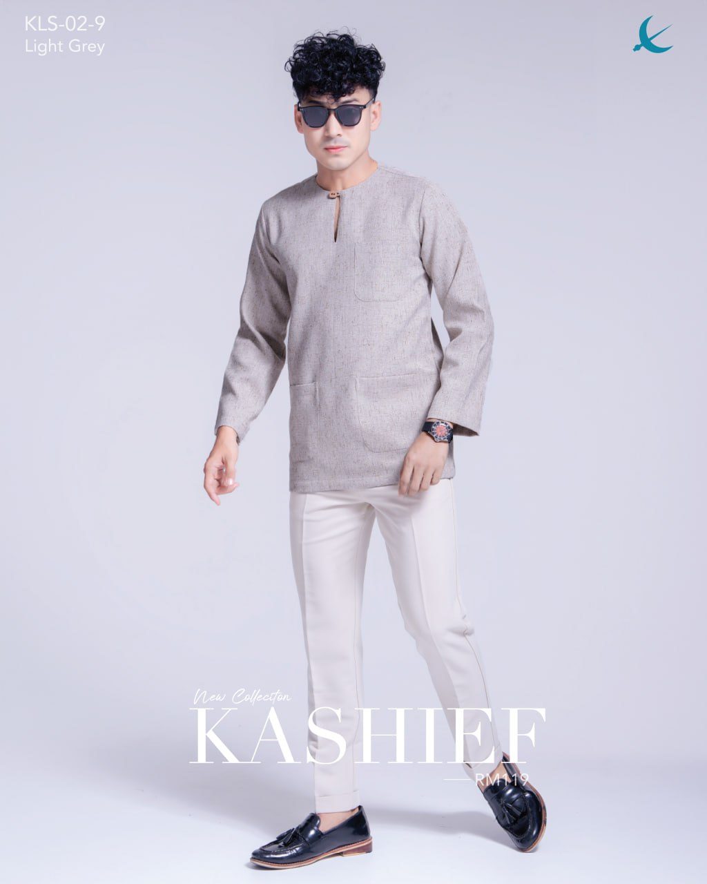 KURTA KAASHIEF LIGHT GREY (2024)