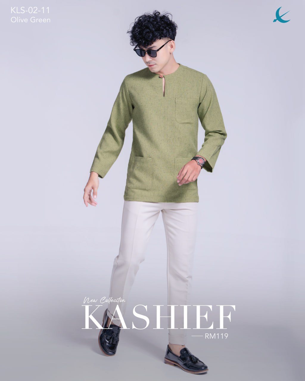 KURTA KAASHIEF OLIVE GREEN (2024)