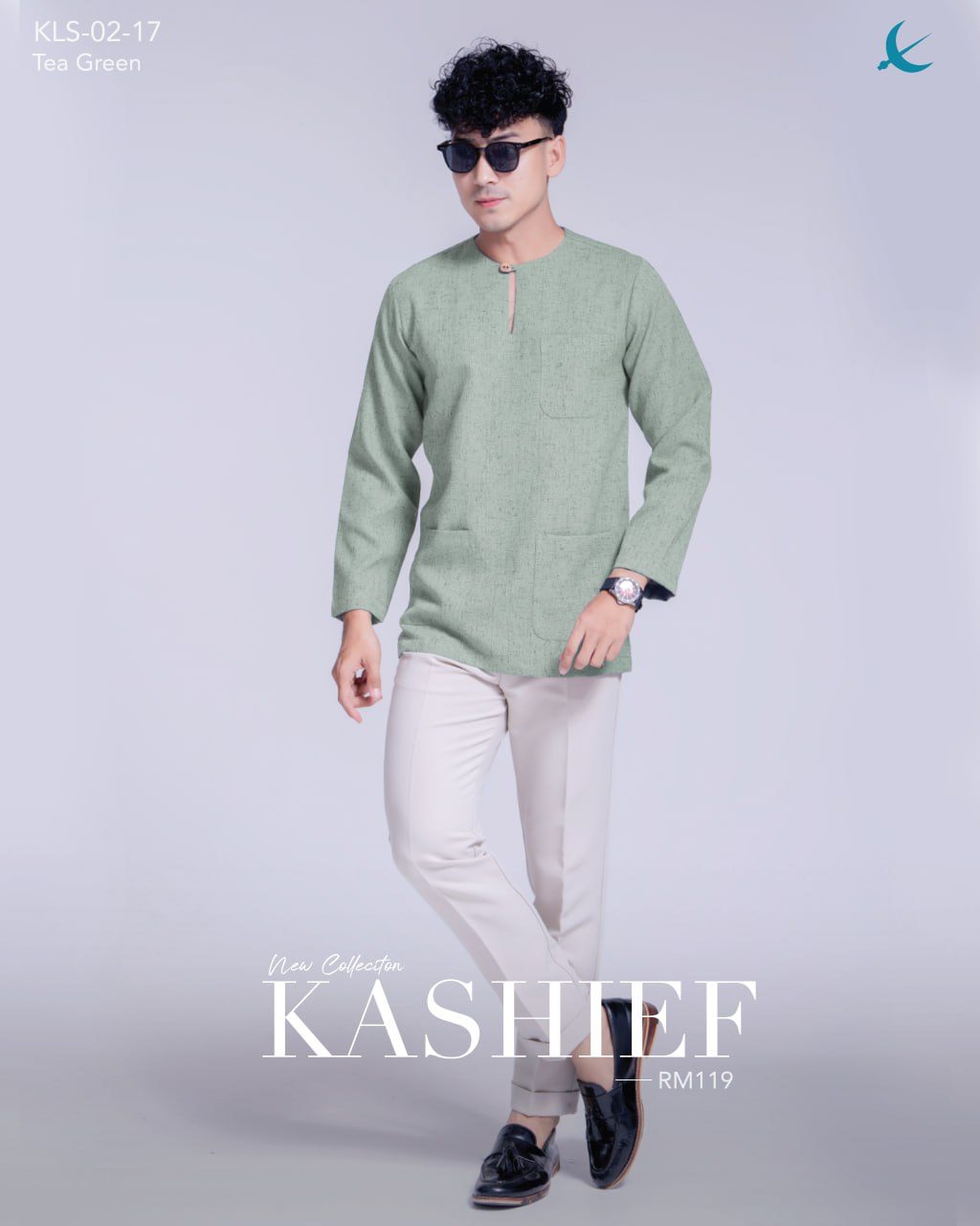 KURTA KAASHIEF TEA GREEN (2024)