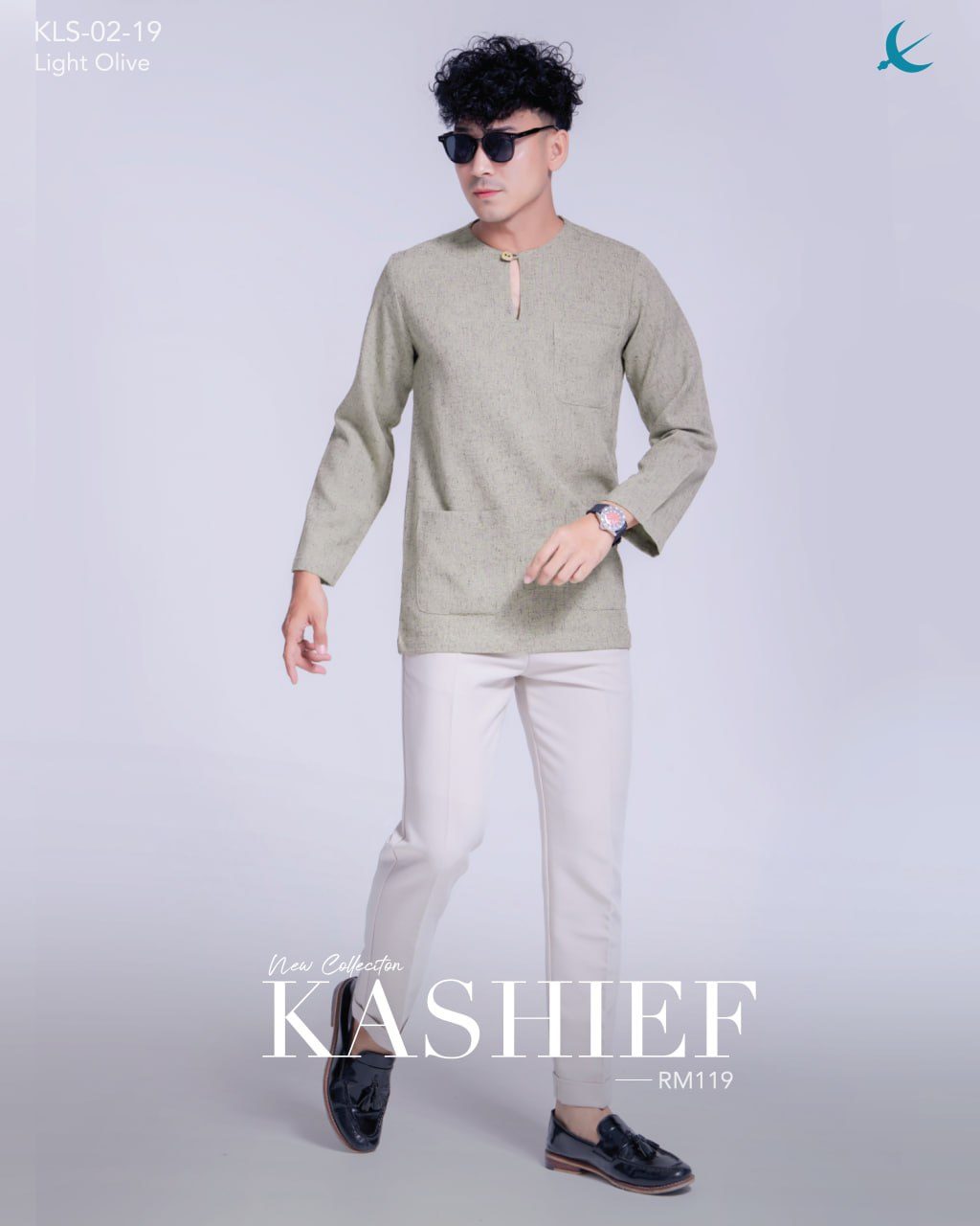 KURTA KAASHIEF LIGHT OLIVE (2024)