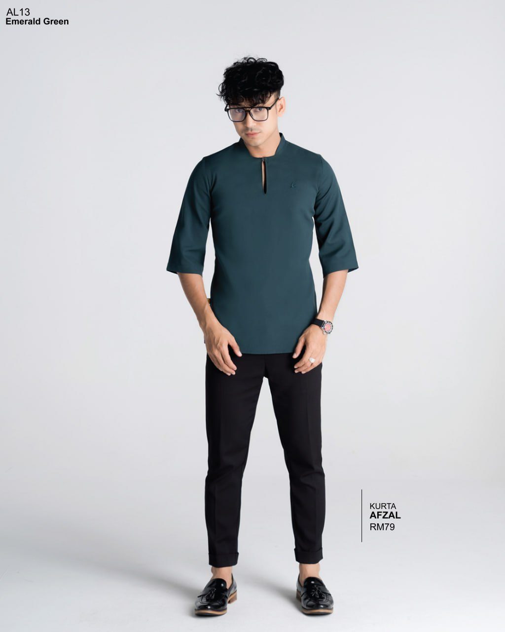 KURTA AFZAL EMERALD GREEN (2024)