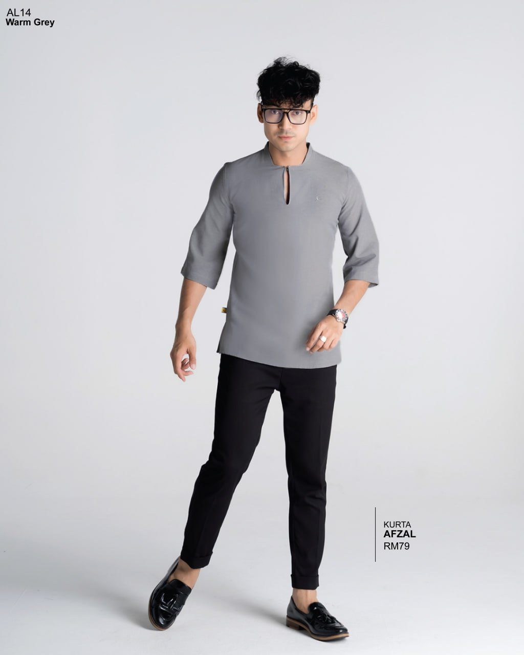 KURTA AFZAL WARM GREY (2024)