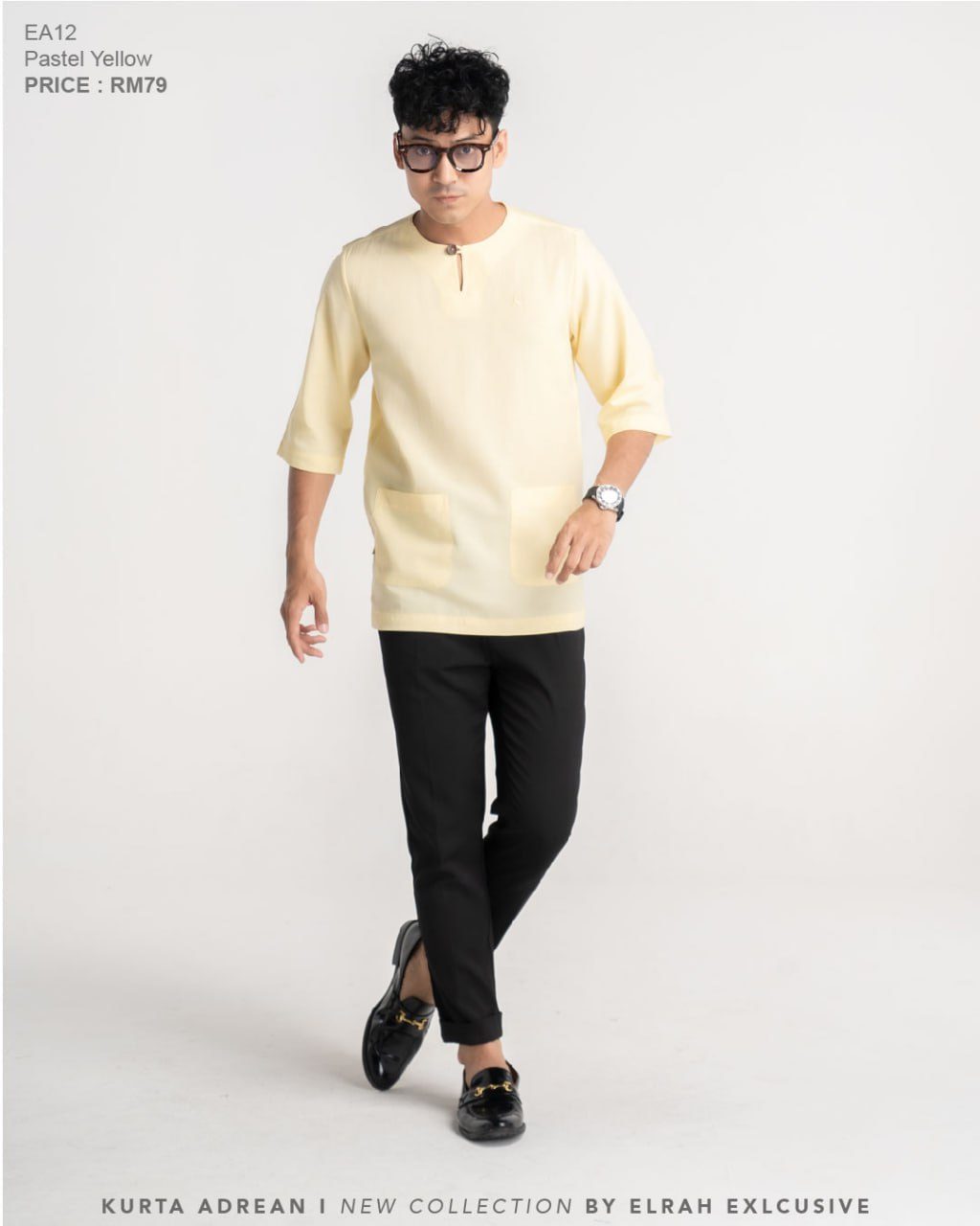 KURTA ADREAN PASTEL YELLOW