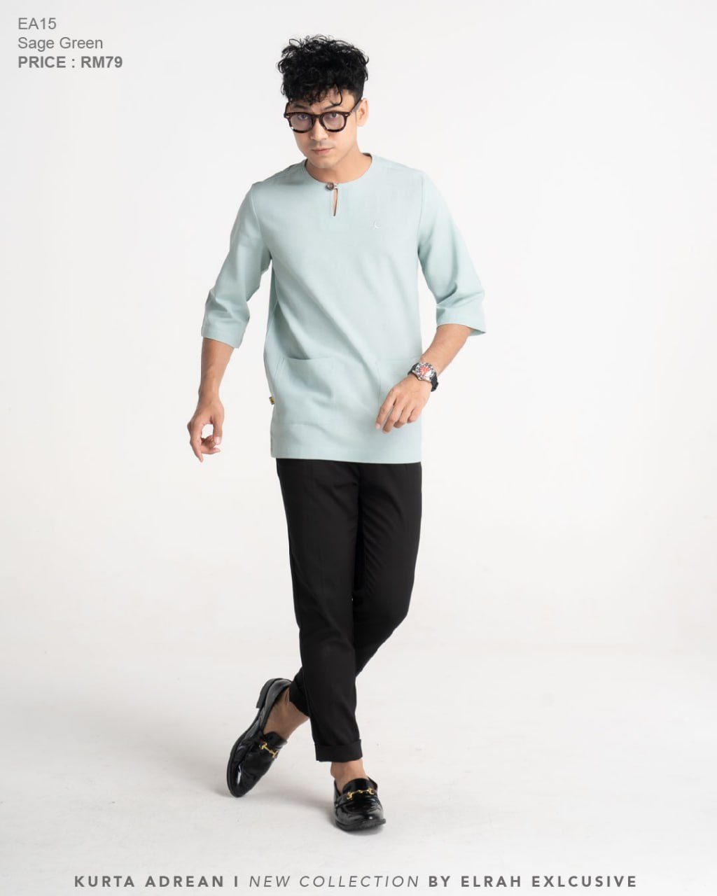 KURTA ADREAN SAGE GREEN