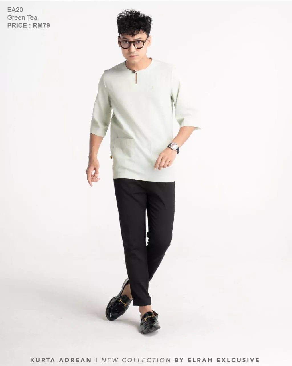 KURTA ADREAN GREEN TEA