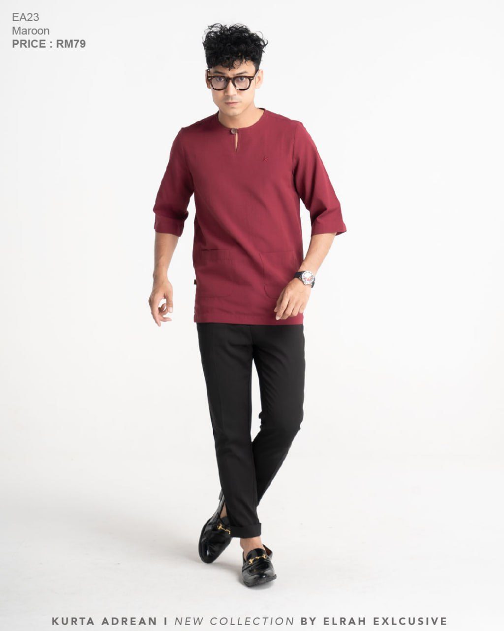 KURTA ADREAN MAROON