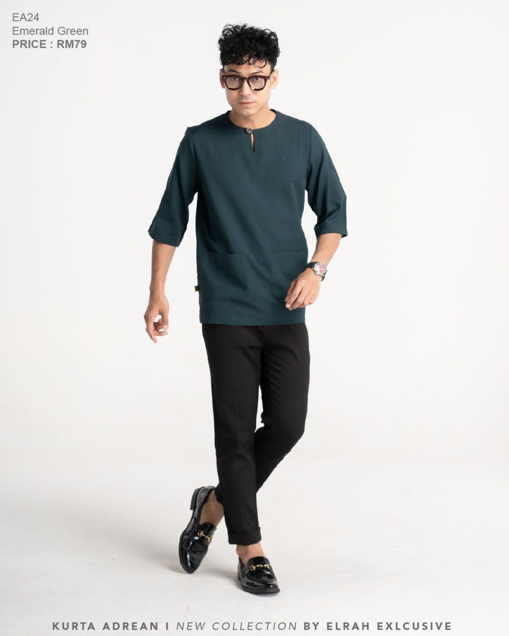 KURTA ADREAN EMERALD GREEN