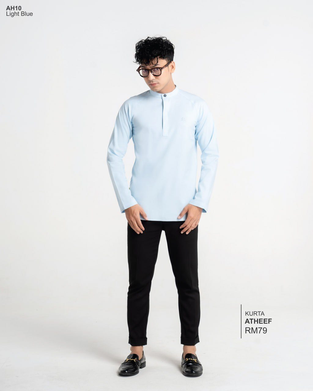 KURTA ATHEEF LIGHT BLUE