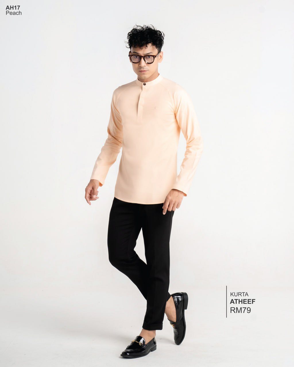 KURTA ATHEEF PEACH