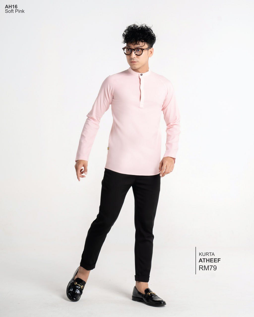 KURTA ATHEEF SOFT PINK