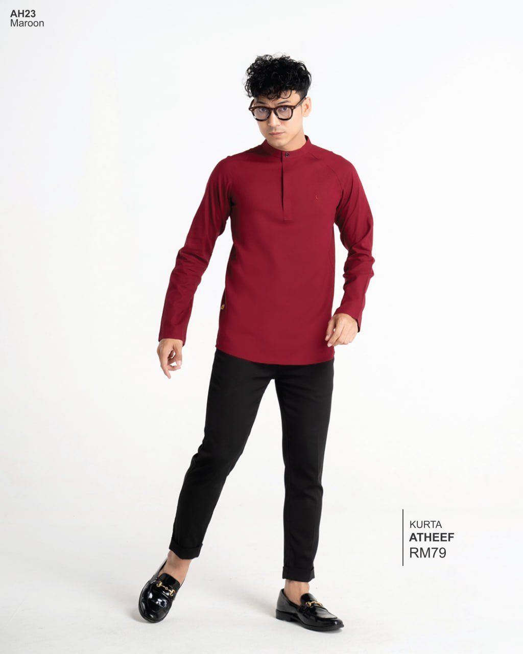 KURTA ATHEEF MAROON