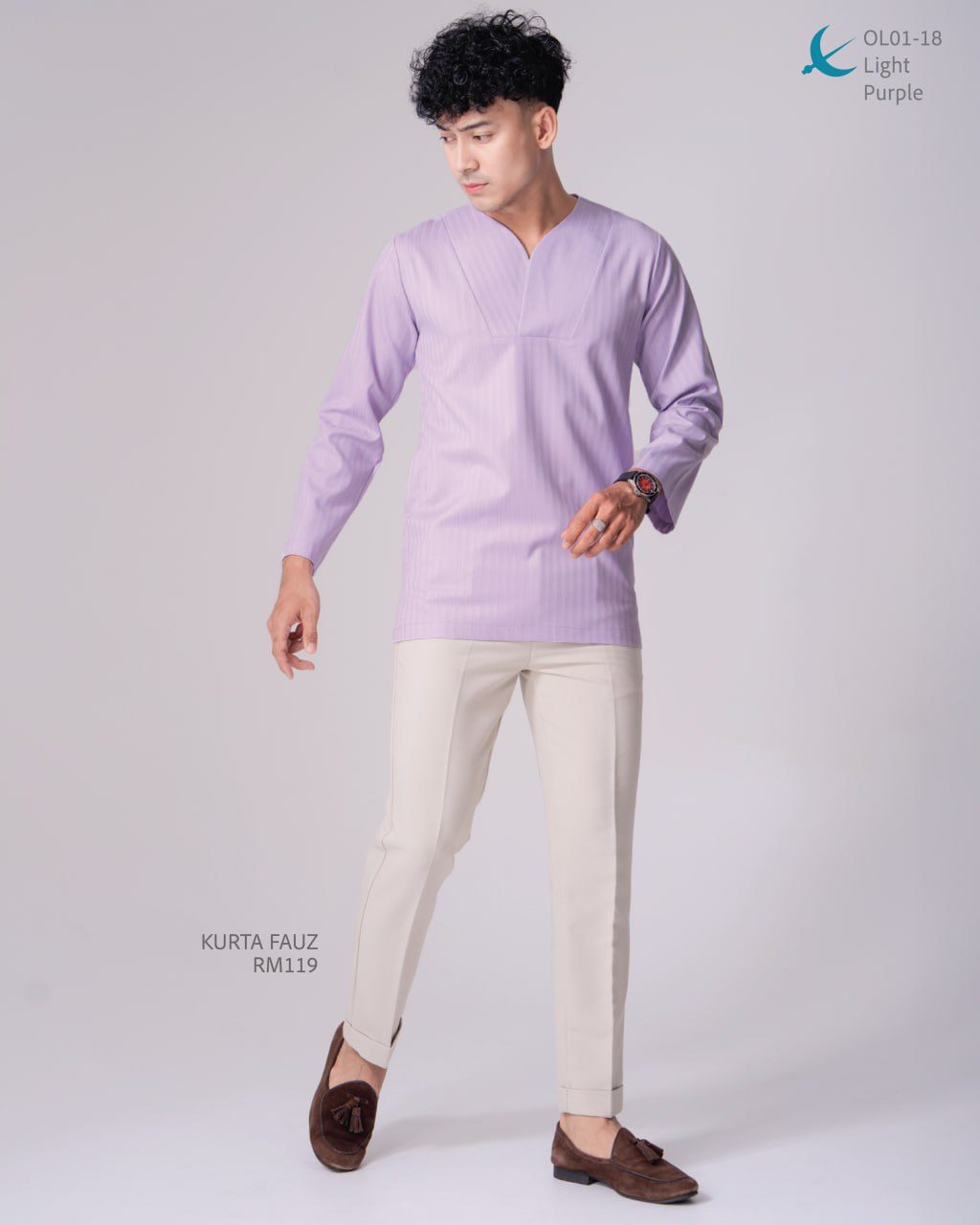 KURTA FAUZ LIGHT PURPLE