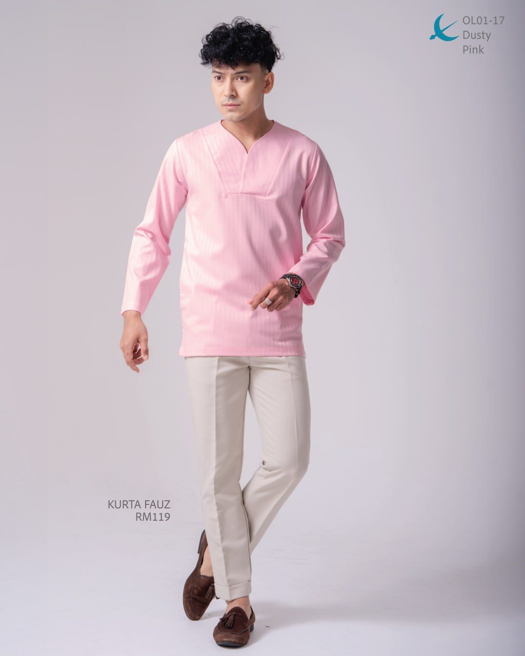 KURTA FAUZ DUSTY PINK