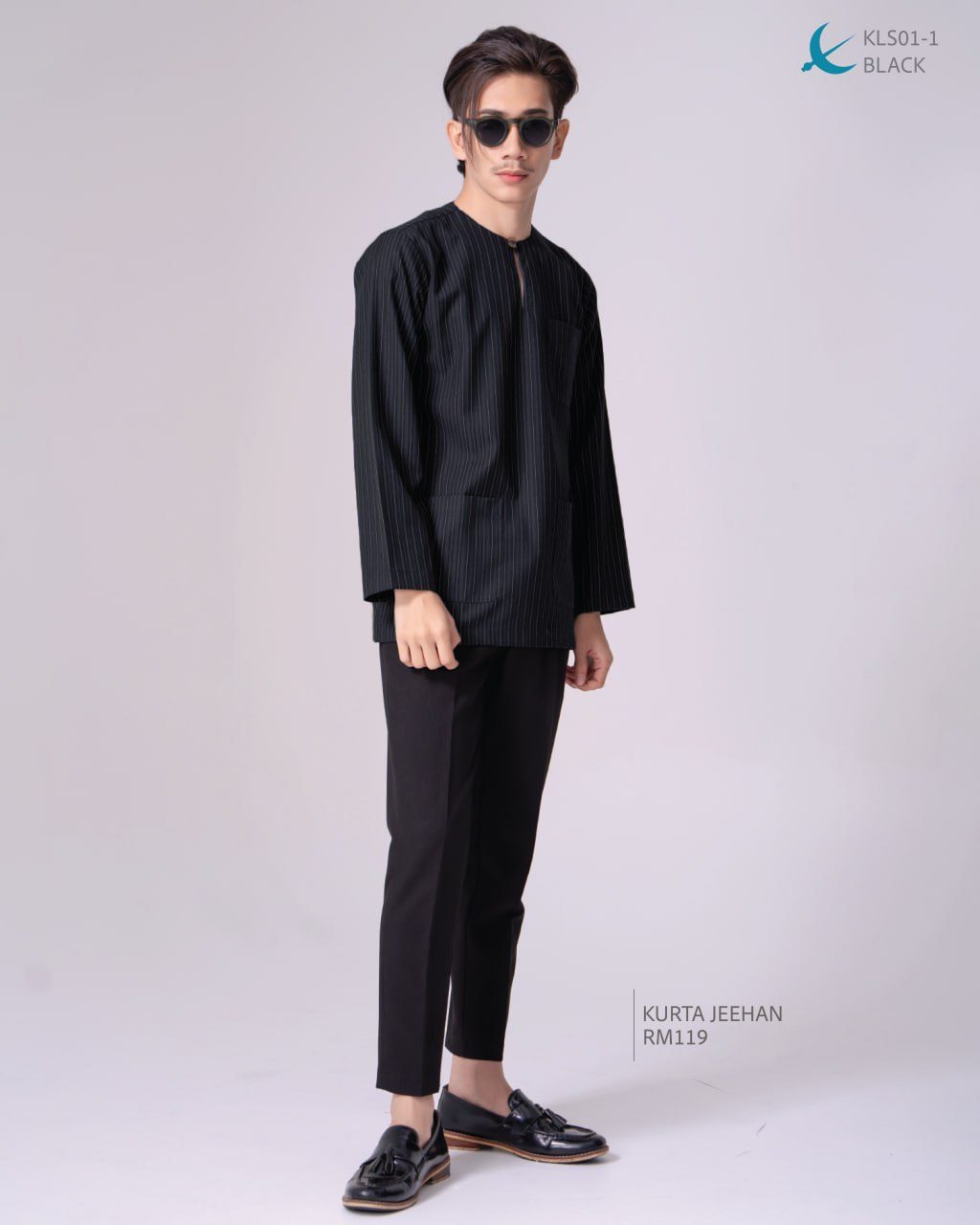 KURTA JEEHAN BLACK