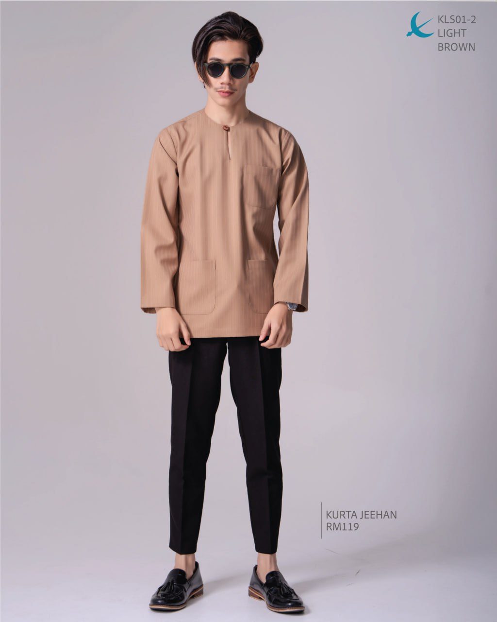 KURTA JEEHAN LIGHT BROWN