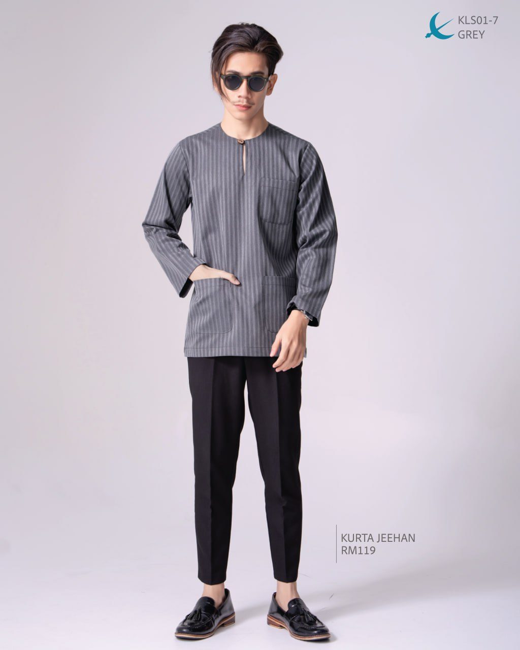 KURTA JEEHAN GREY