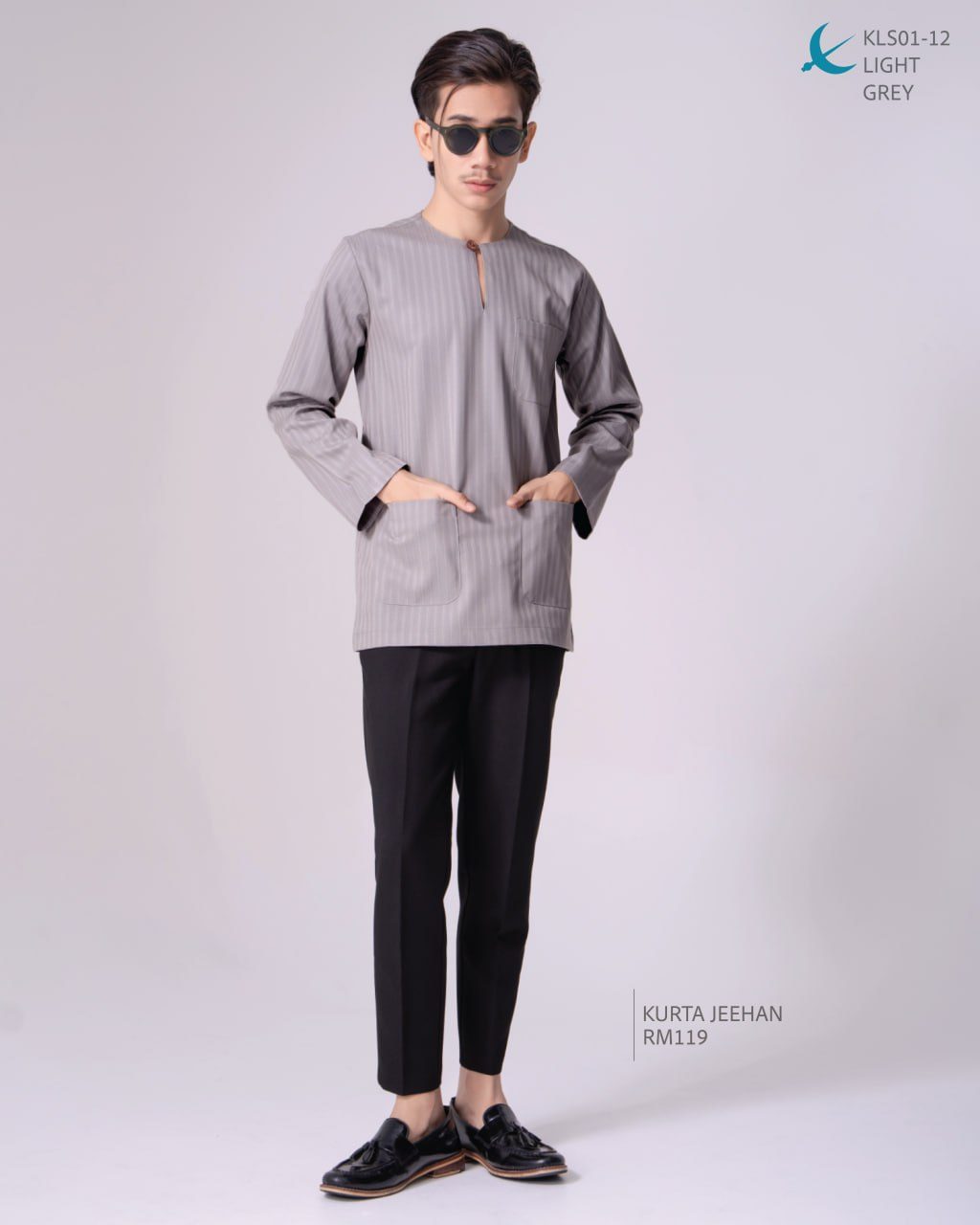 KURTA JEEHAN LIGHT GREY