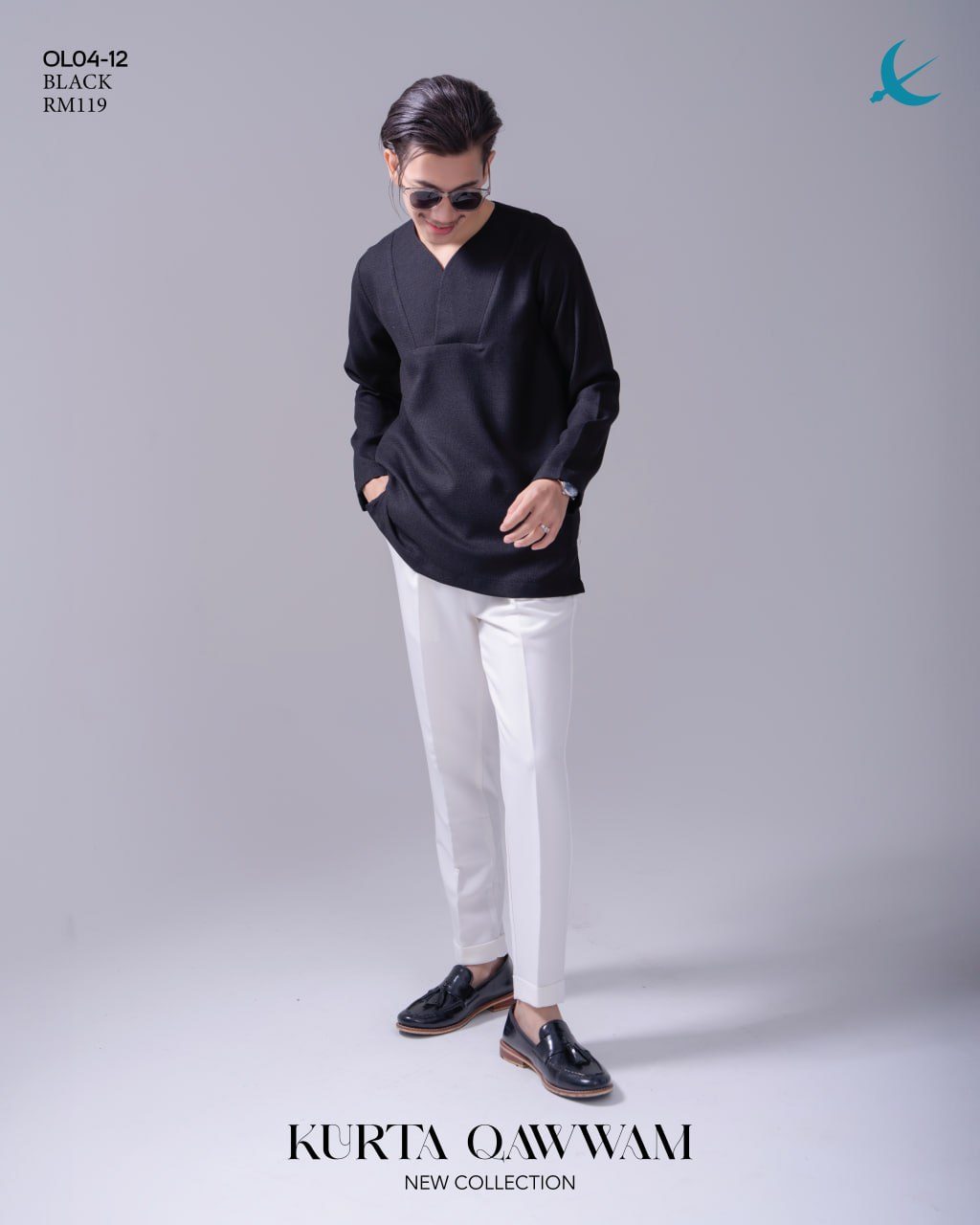 KURTA QAWWAM BLACK