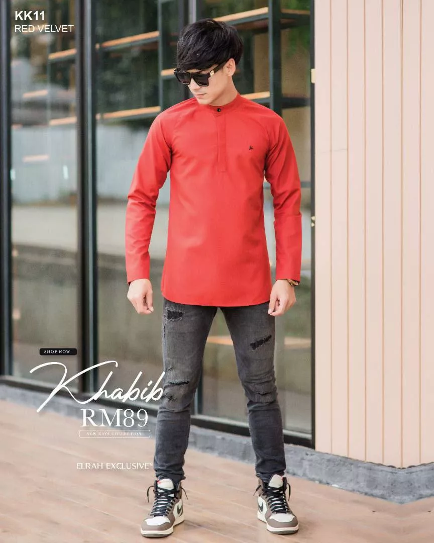 KURTA KHABIB RED VELVET
