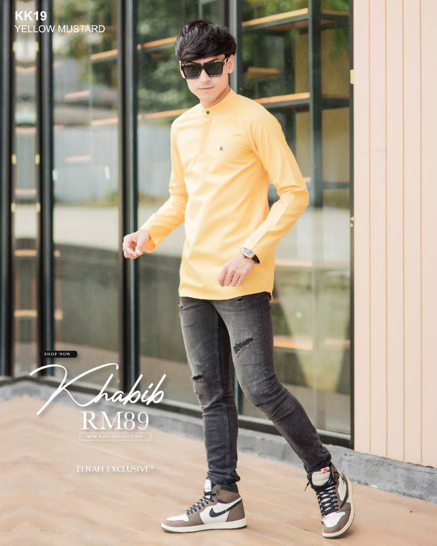 KURTA KHABIB YELLOW MUSTARD