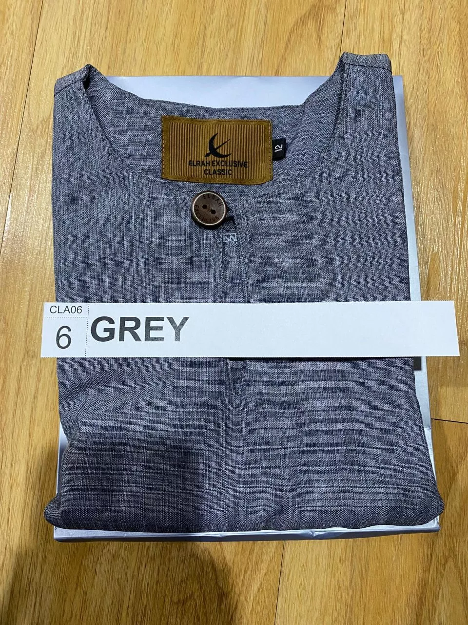 KURTA KLASIK KIDS ETTIFAQ GREY