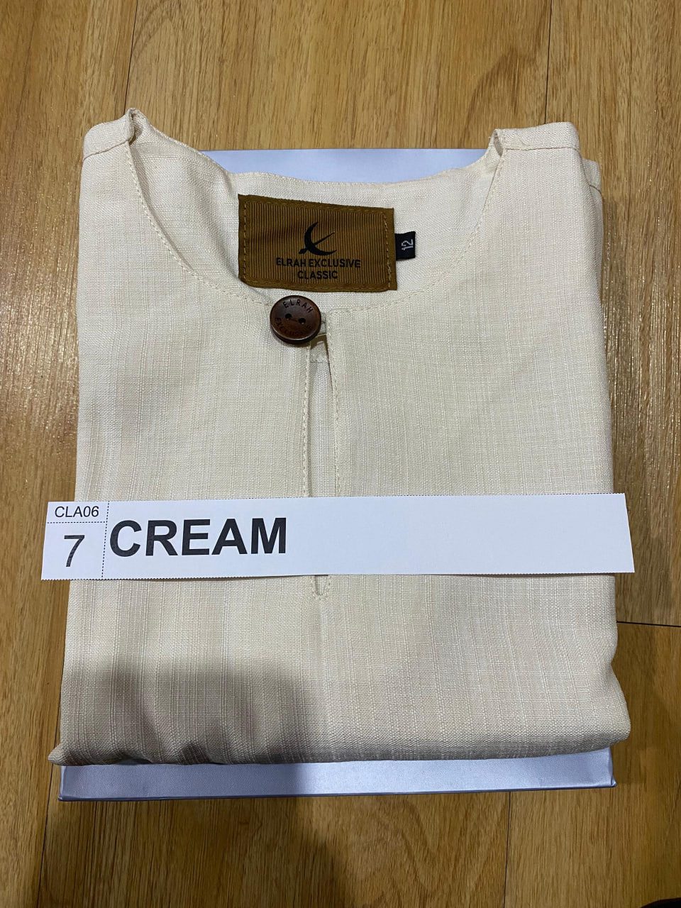 KURTA KLASIK KIDS ETTIFAQ CREAM