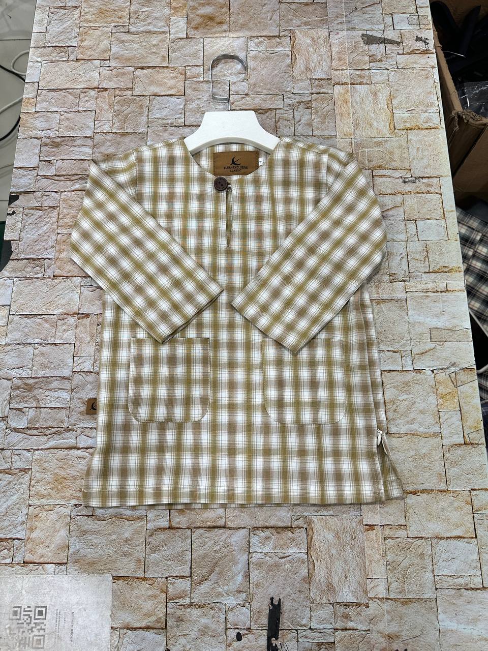 KURTA KLASIK KIDS HAYYAN LIGHT BROWN