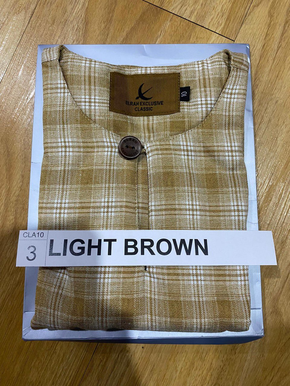 KURTA KLASIK KIDS HAYYAN LIGHT BROWN