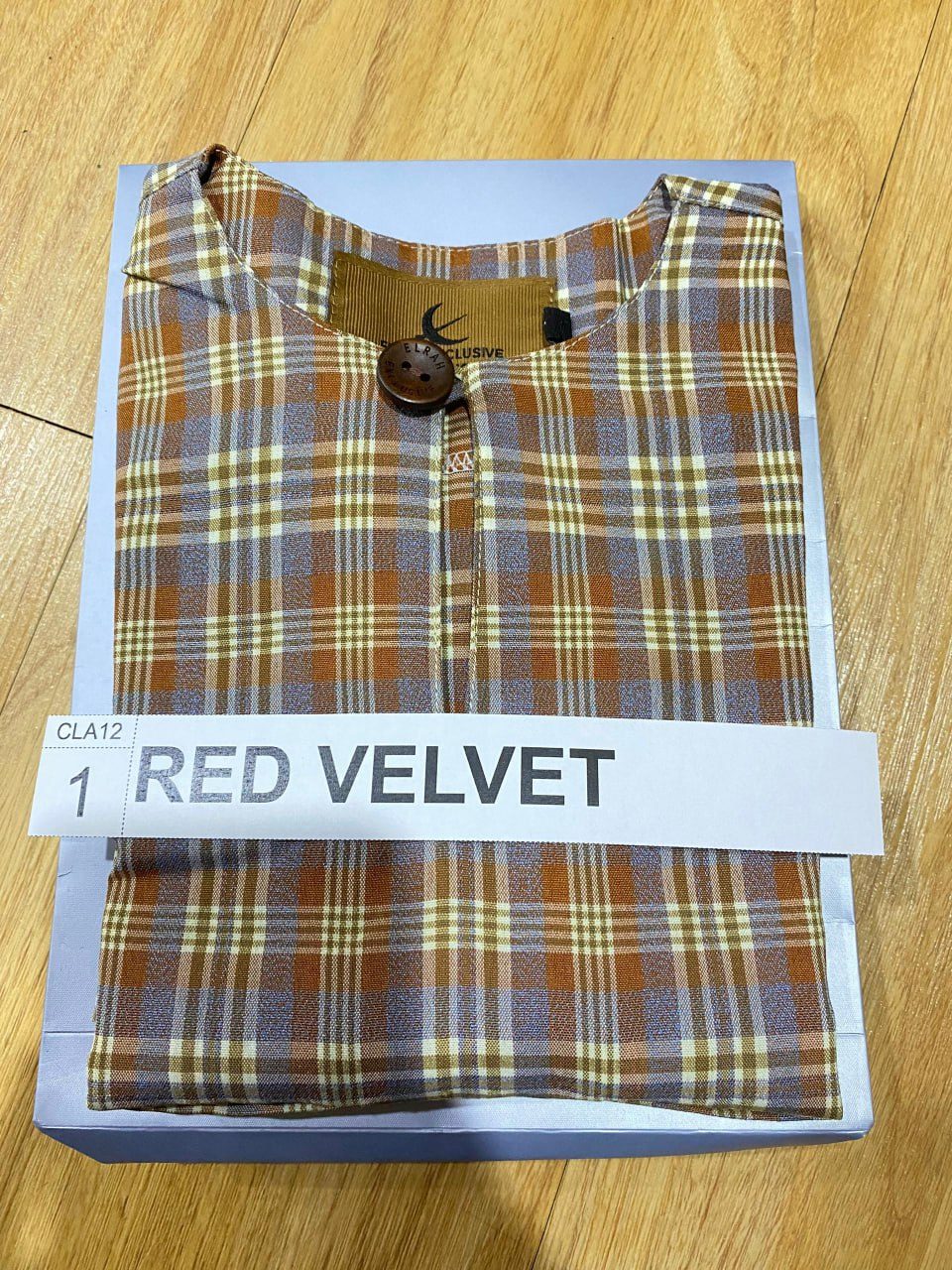 KURTA KLASIK KIDS SAEED RED VELVET