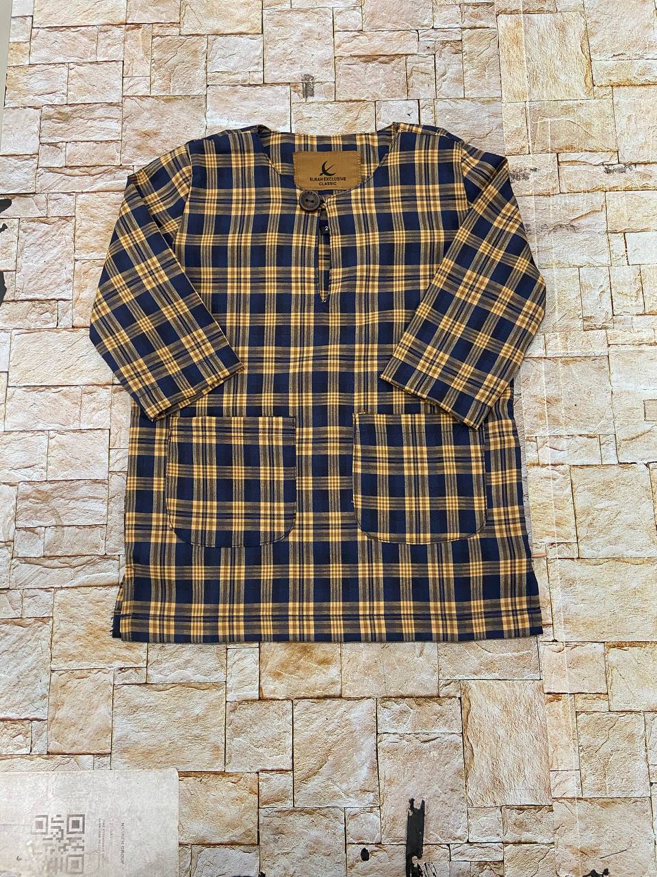 KURTA KLASIK KIDS SAEED NAVY BLUE