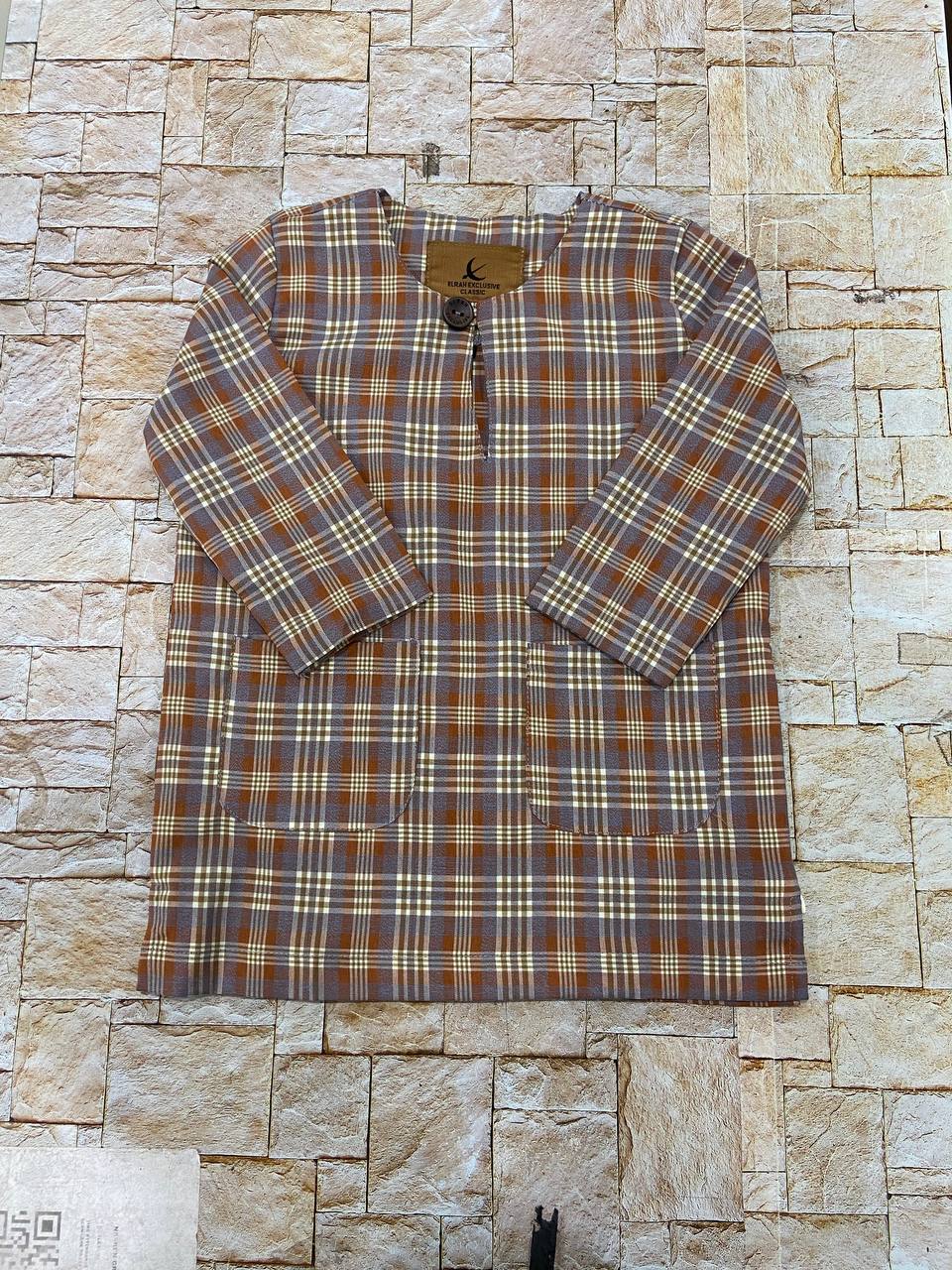 KURTA KLASIK KIDS SAEED RED VELVET