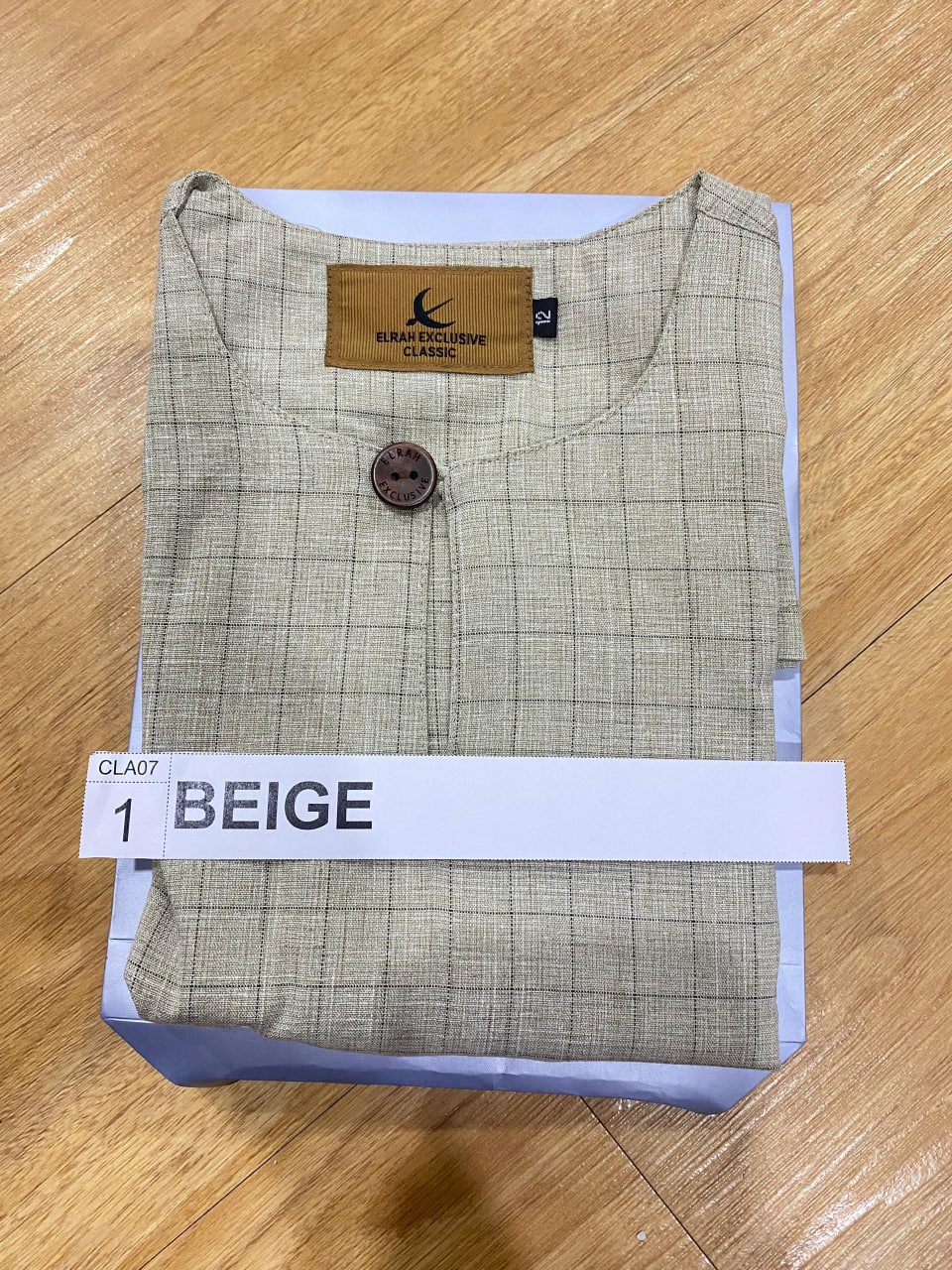 KURTA KLASIK KIDS REDZUAN BEIGE