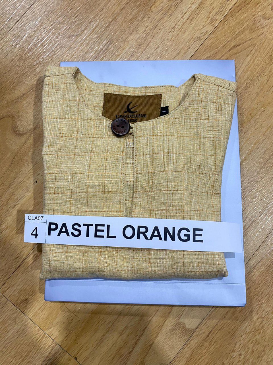 KURTA KLASIK KIDS REDZUAN PASTEL ORANGE