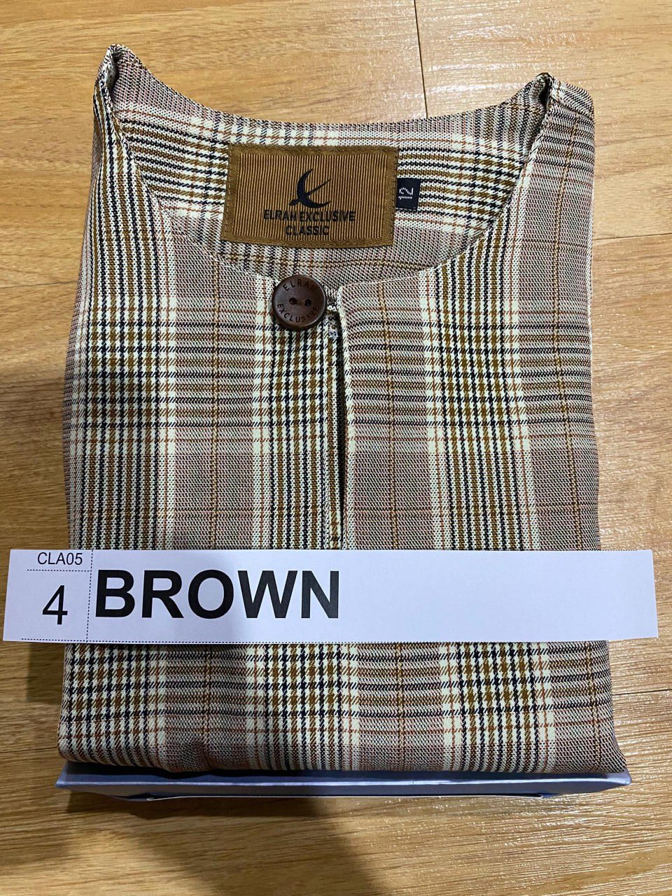 KURTA KLASIK KIDS ITTIHAD BROWN