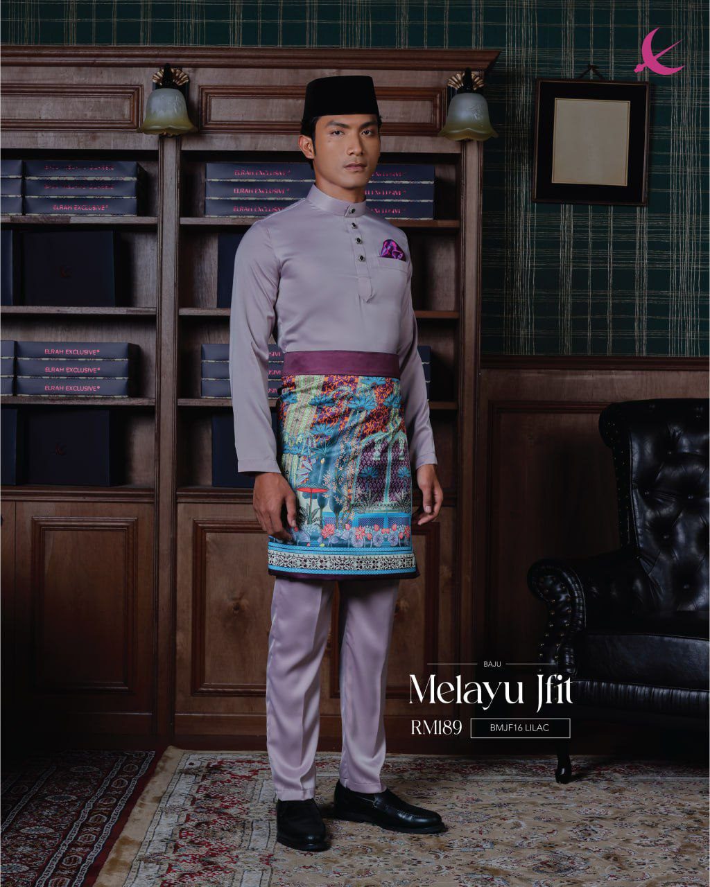 BAJU MELAYU JFIT LILAC